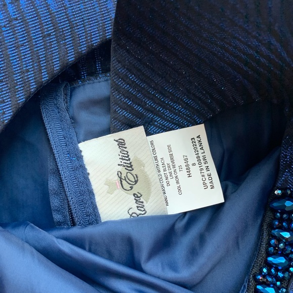 Rare Editions Formal Dress (black/blue) aero decent - Picture 4 of 5